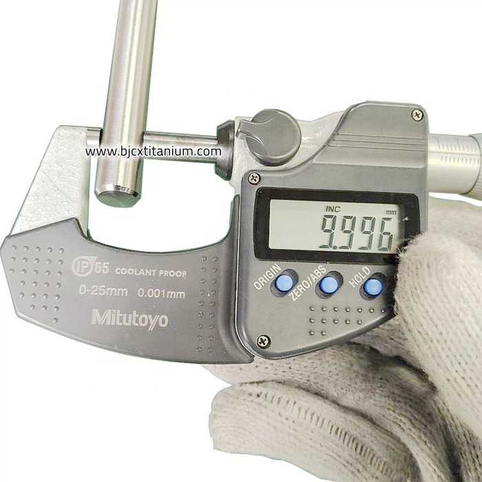 التآكل-قضيب دائري من التيتانيوم مقاوم للتآكل